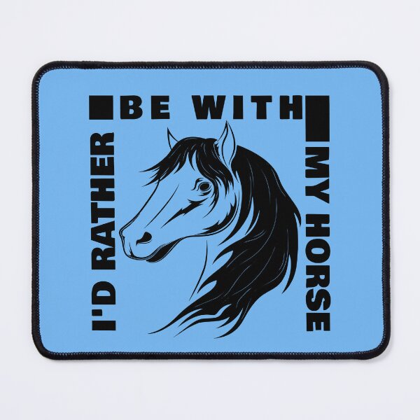 Item preview, I'd Rather Be With My Horse designed and sold by Laidart.