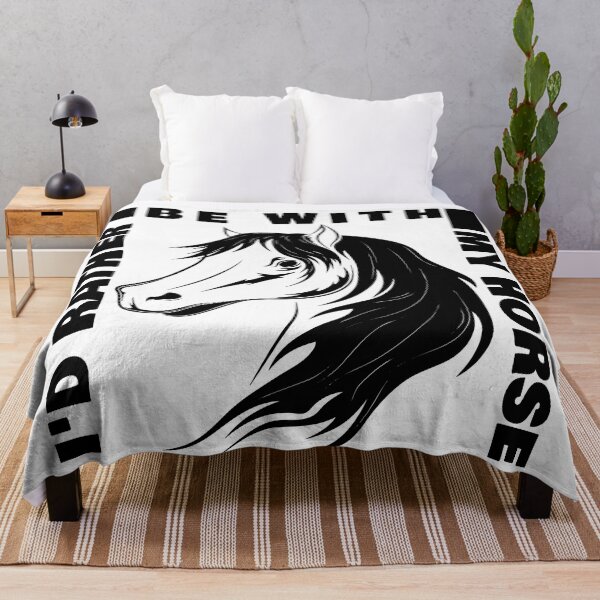Item preview, I'd Rather Be With My Horse designed and sold by Laidart.