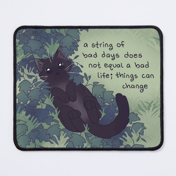 Item preview, "Things Can Change" Black Cat and Ivy designed and sold by thelatestkate.