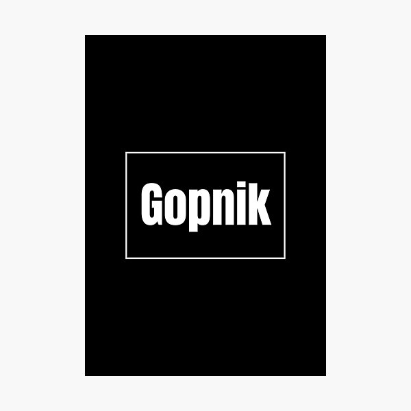 Item preview, гoпник (Gopnik) Squatting Slav designed and sold by Blyatlinda.