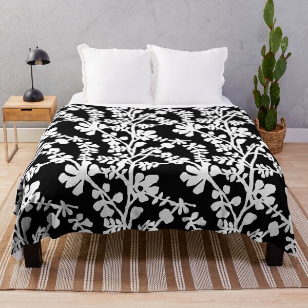 Item preview, Repeat Pattern | Black And White Plant designed and sold by TMBTM.