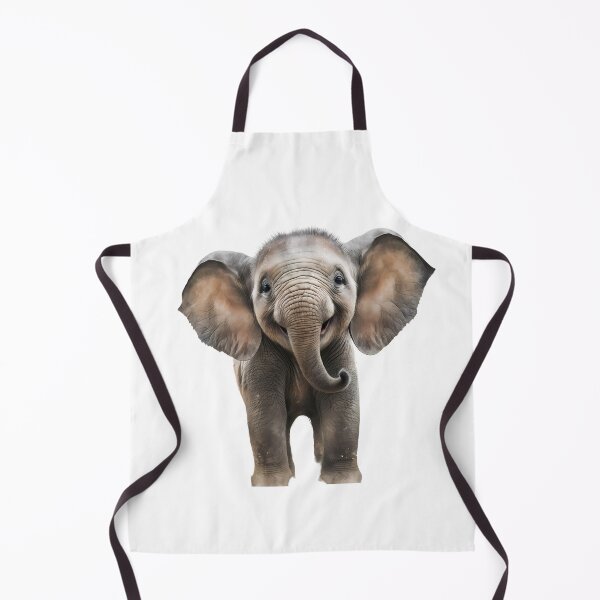 Item preview, Happy Smiling Baby Elephant designed and sold by ColorFlowArt.