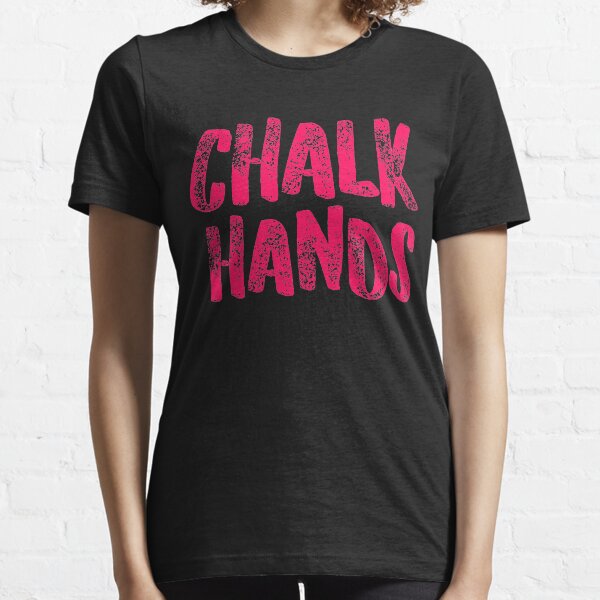 Chalk Hands Pink Gymnastics Shirt for Gymanst, Cute Gift, Gymnastics Moms and Girls Essential T-Shirt