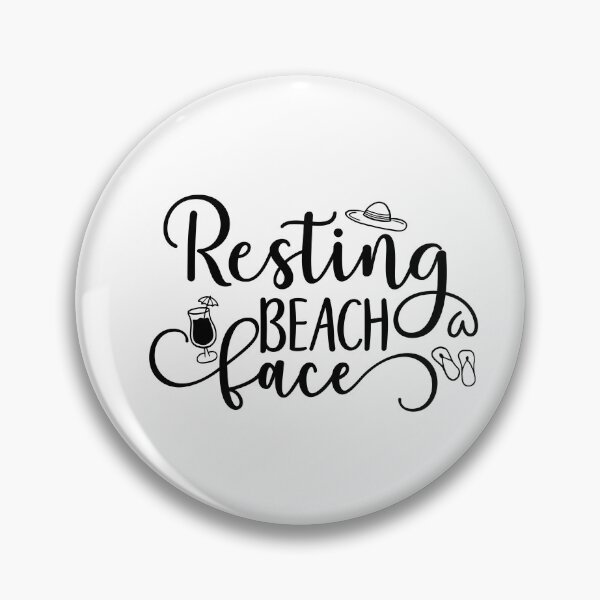 Item preview, Resting Beach Face I Beach Summer Gifts designed and sold by younghopes.