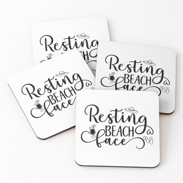 Item preview, Resting Beach Face I Beach Summer Gifts designed and sold by younghopes.