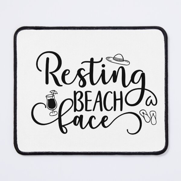 Item preview, Resting Beach Face I Beach Summer Gifts designed and sold by younghopes.
