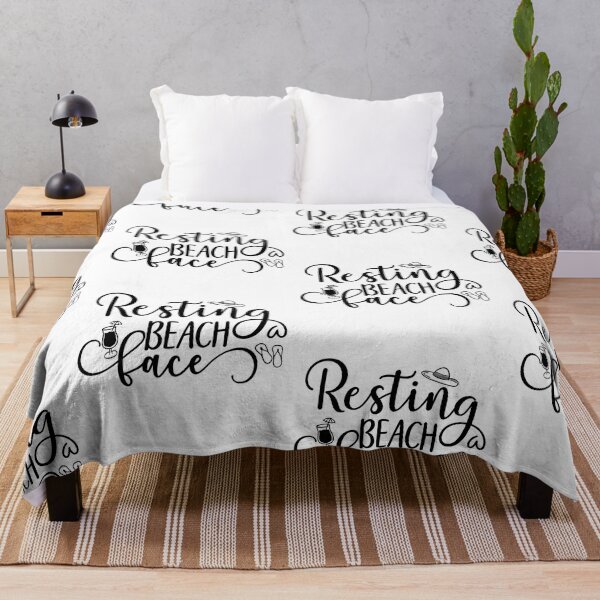 Item preview, Resting Beach Face I Beach Summer Gifts designed and sold by younghopes.