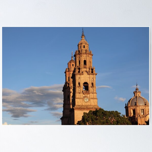 Item preview, Torre de la iglesia en la hora dorada designed and sold by Reynareyna.