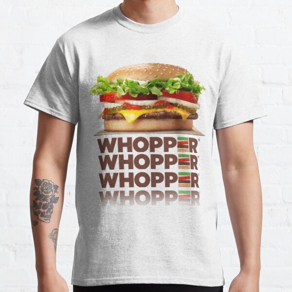 We Were Here For You Burger King During One Whopper Of A Storm V-Neck  Unisex T-Shirt - TeeHex