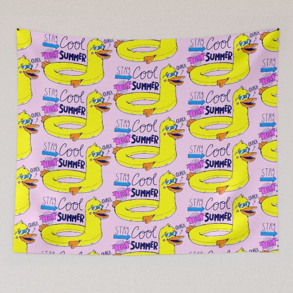 Item preview, Stay Cool This Summer Duck Quack designed and sold by ChristinasMess.