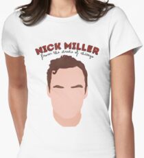 Nick Miller: From the streets of Chicago Women's Fitted T-Shirt