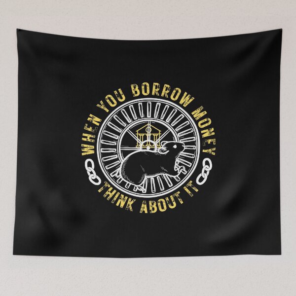 Item preview, The Rat Race "Bank Debt" designed and sold by KMRmerchDesigns.