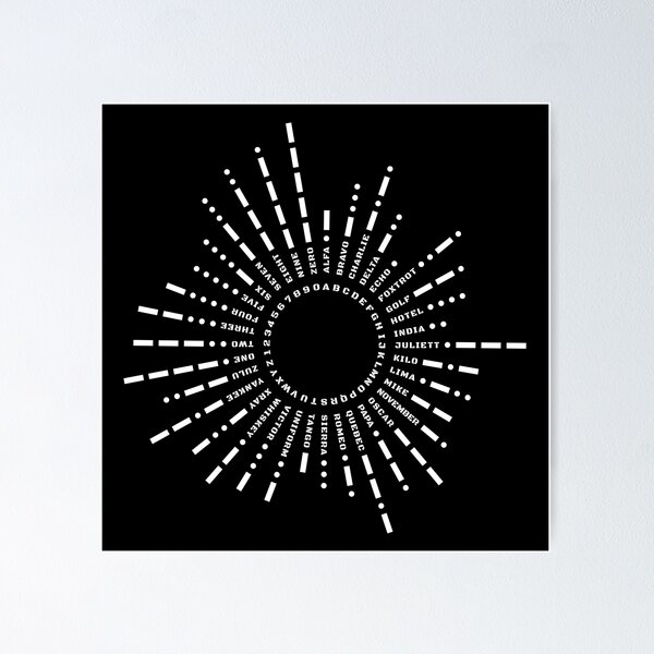 Item preview, International Morse Code NATO Phonetic Alphabet designed and sold by AnnSign.