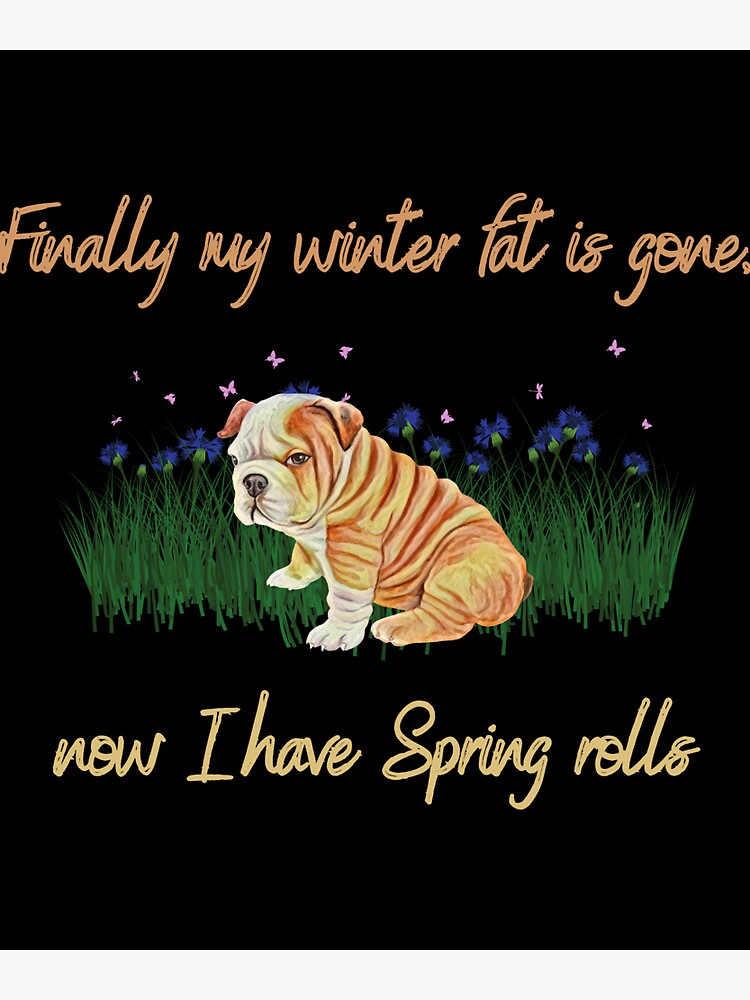  finally my winter fat is gone now i have spring rolls sticker for