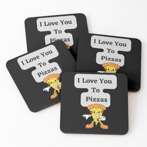 Item preview, I Love You To Pizzas designed and sold by HOMEDESIGNPRINT.