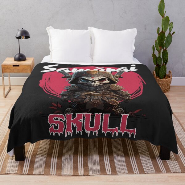 Item preview, samurai skull show no mercy - funny saying designed and sold by VichallanStudio.