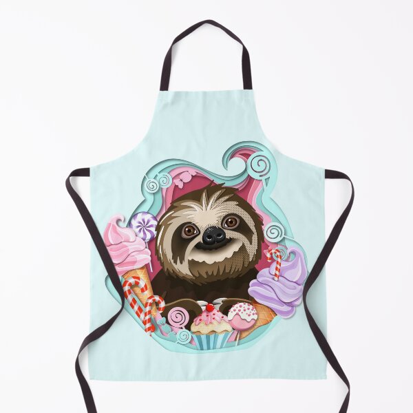 Item preview, Sloth in the ice cream designed and sold by SharPeiArt.