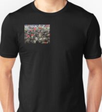 growth on the fence. Unisex T-Shirt