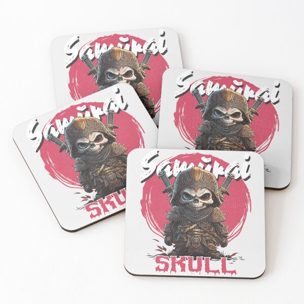 Item preview, samurai skull show no mercy - funny saying designed and sold by VichallanStudio.