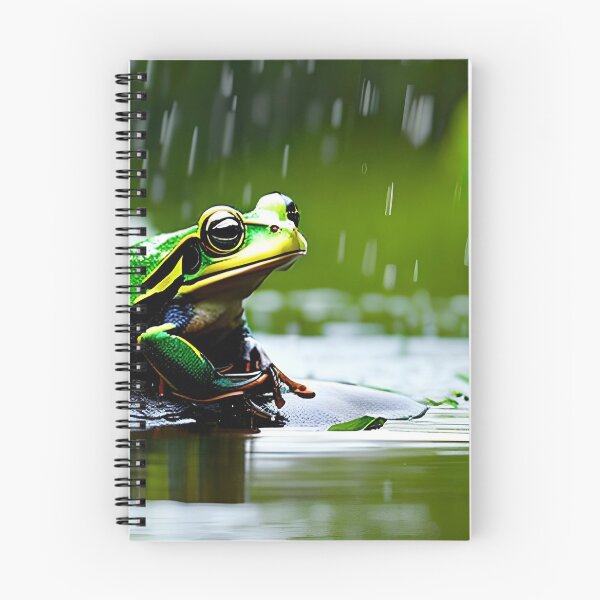 Item preview, frog in the rain designed and sold by redstar-design.