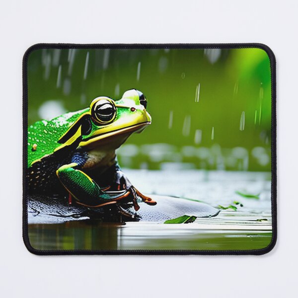 Item preview, frog in the rain designed and sold by redstar-design.