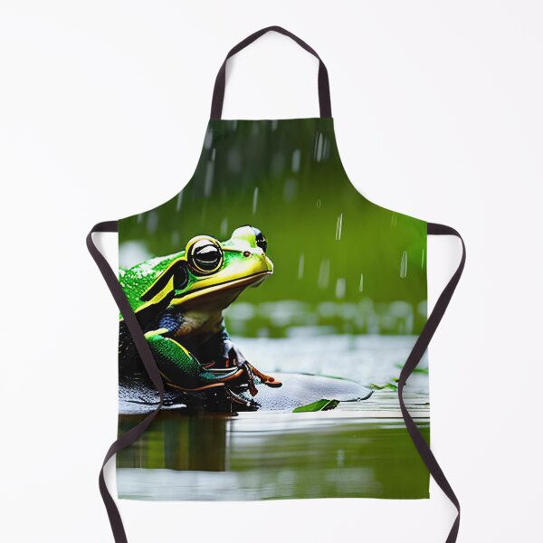 Item preview, frog in the rain designed and sold by redstar-design.