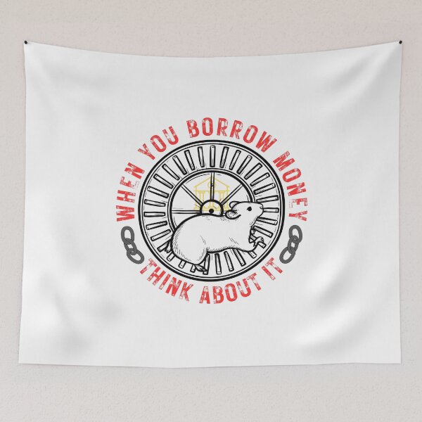Item preview, The Rat Race "Bank Debt" designed and sold by KMRmerchDesigns.