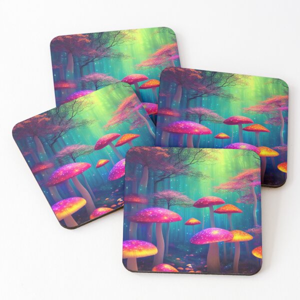 Artikelvorschau, Psychedelic Mushroom Forest #21 Teil der Psychedelic Mushroom Forest Kollektion entworfen und verkauft von Psychedelic Psychos.