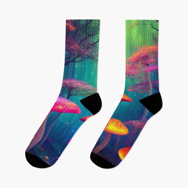 Artikelvorschau, Psychedelic Mushroom Forest #21 Teil der Psychedelic Mushroom Forest Kollektion entworfen und verkauft von Psychedelic Psychos.
