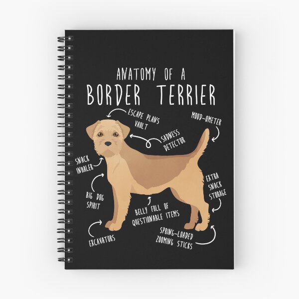 Item preview, Border Terrier Wheaten Dog Anatomy designed and sold by Clara Hollins.