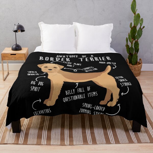 Item preview, Border Terrier Wheaten Dog Anatomy designed and sold by Clara Hollins.
