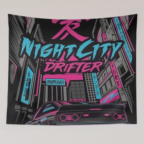 Item preview, Night City Drifter designed and sold by Tashulovart.