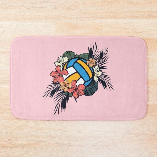 Item preview, Beach Volleyball Tropical Hibiscus Flower Cute Girl Power  designed and sold by SilentEcho.