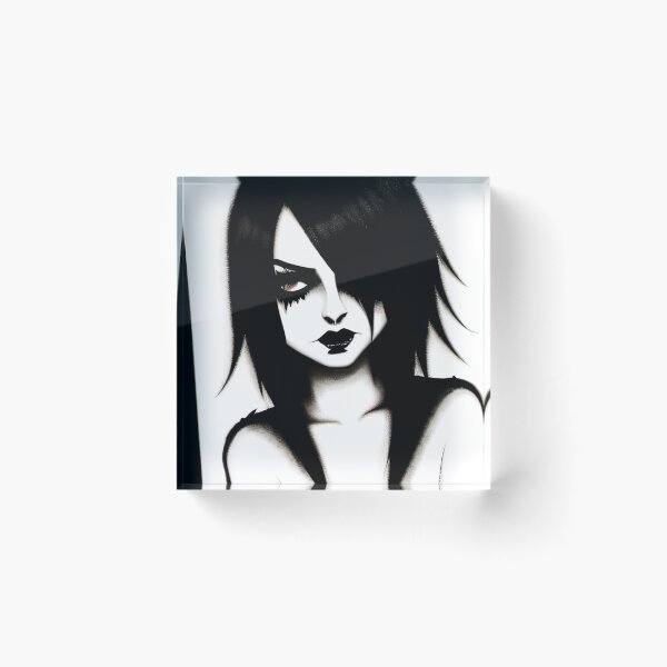 Item preview, Goth Anime Girl designed and sold by RaveToTheGrave.