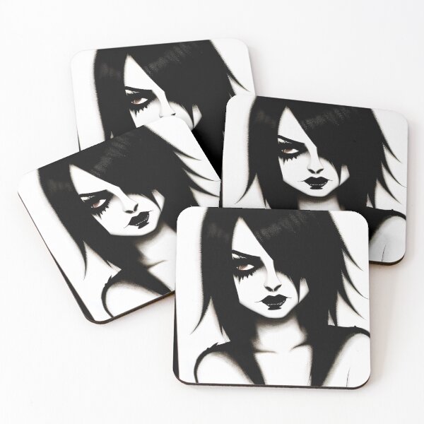 Item preview, Goth Anime Girl designed and sold by RaveToTheGrave.