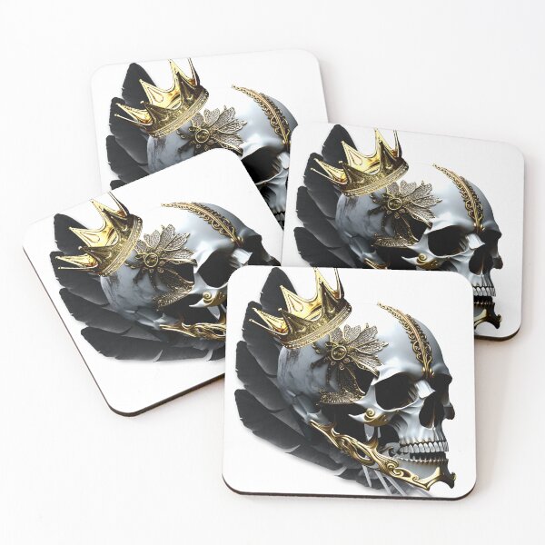 Item preview, Skull with Crown. designed and sold by BlackandCollor.