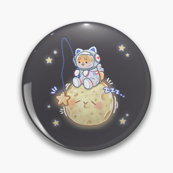 Item preview, astronaut shiba inu designed and sold by Kukookat.