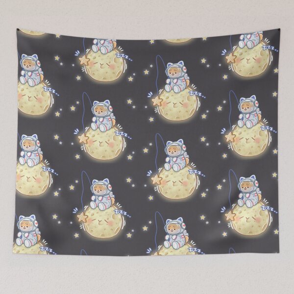 Item preview, astronaut shiba inu designed and sold by Kukookat.