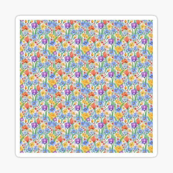 Spring Flowers Sticker