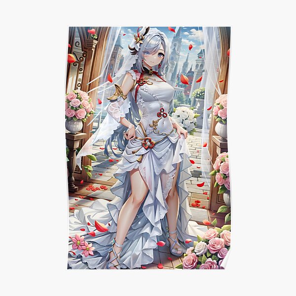 Mignon Shenhe Waifu Genshin Impact Poster