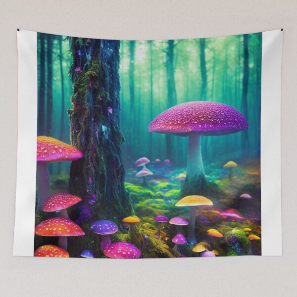 Artikelvorschau, Psychedelic Mushroom Forest #25 Part of the Psychedelic Mushroom Forest Collection entworfen und verkauft von Psychedelic Psychos.