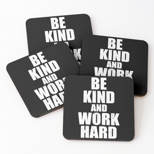 Item preview, Be Kind and Work Hard designed and sold by uFit.