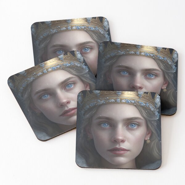 Item preview, Beautiful blue eyed Ice Princess designed and sold by Junkie Ai.