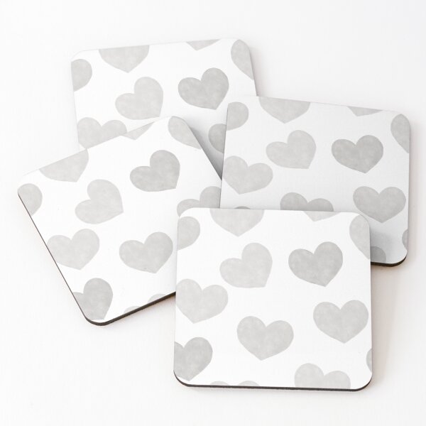 Item preview, Watercolor Hearts - Neutral Palette designed and sold by Amy Brinkman.