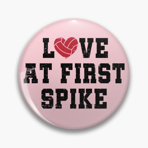 Item preview, Love at First Spike Red Heart for Volleyball Passion  designed and sold by SilentEcho.