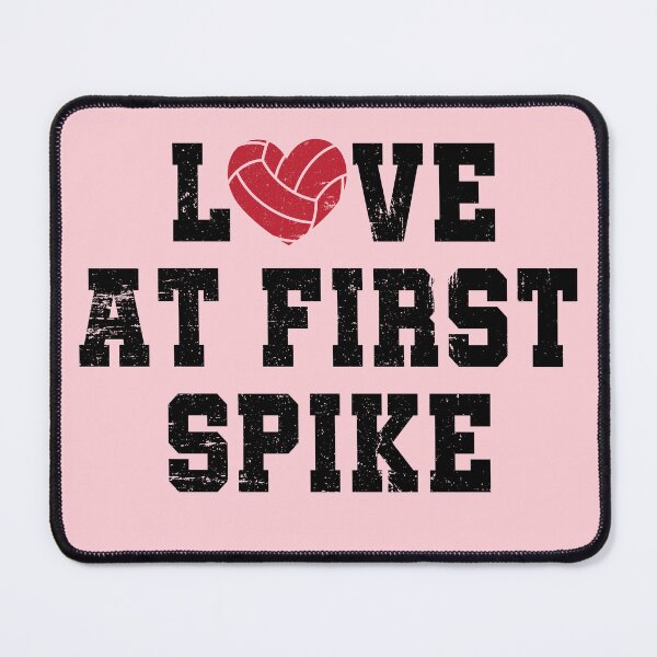 Item preview, Love at First Spike Red Heart for Volleyball Passion  designed and sold by SilentEcho.