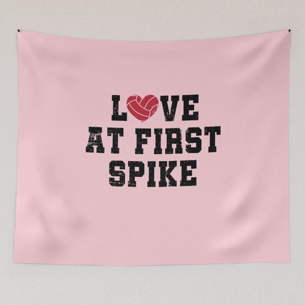 Item preview, Love at First Spike Red Heart for Volleyball Passion  designed and sold by SilentEcho.
