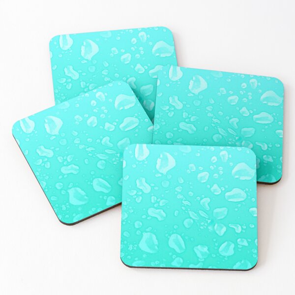 Item preview, Water Droplets Water Bottle designed and sold by gildedfinches.