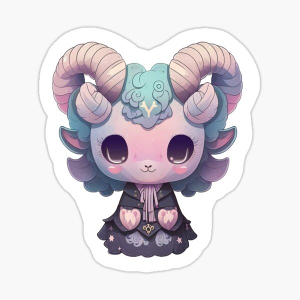 Vista previa del artículo con la obra «Bebé Baphomet Pastel Goth», diseñado y vendido por SNRGraphics.
