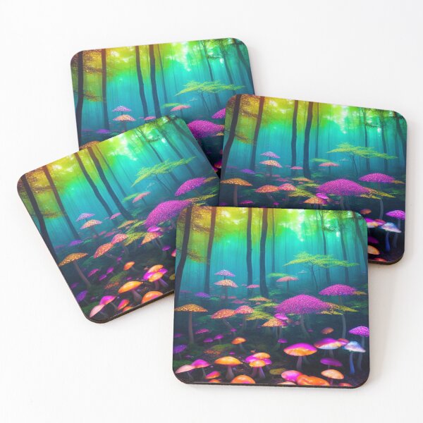 Artikelvorschau, Psychedelic Mushroom Forest #29 Part of the Psychedelic Mushroom Forest Collection entworfen und verkauft von Psychedelic Psychos.